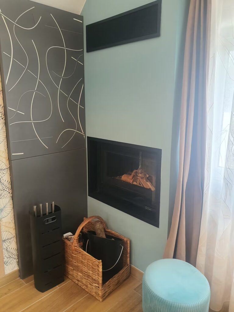 Un insert pour une flambée après vos escapades sur les sentiers côtiers.