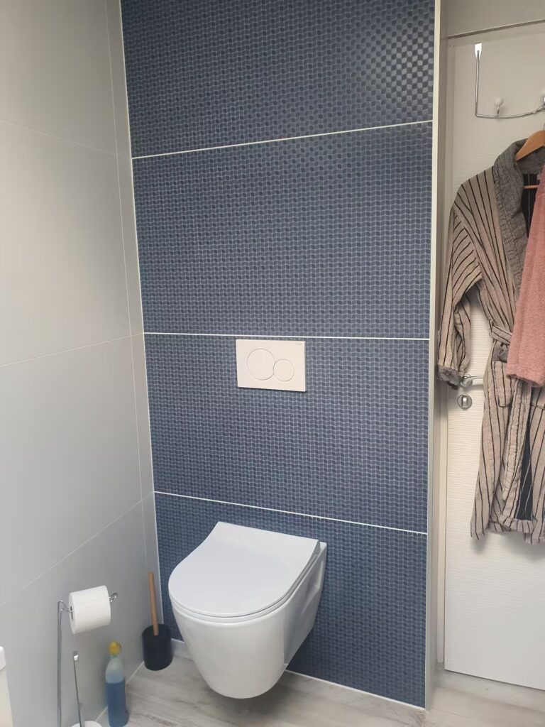 WC dans la salle de bain